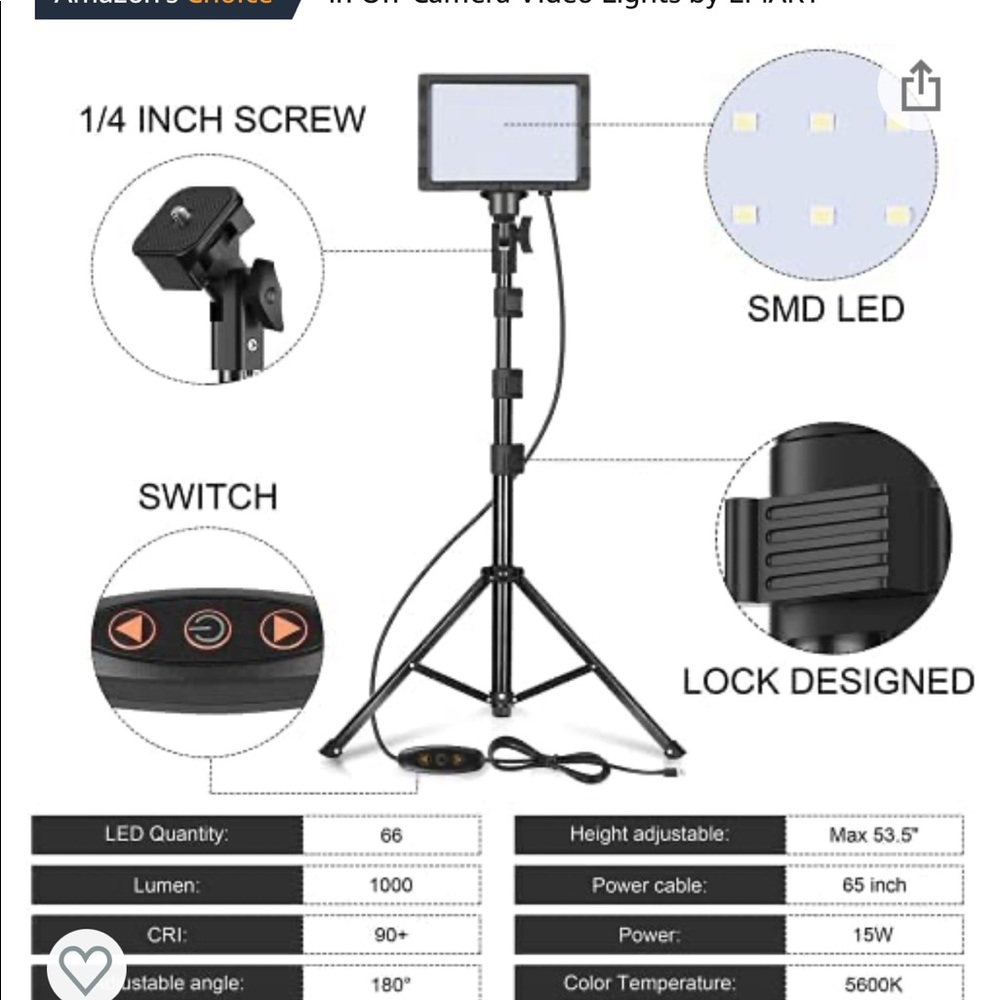Emart LED Video Light - Picture 4 of 9